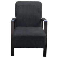 Fauteuil - Giulietta - velours Adore antraciet 67