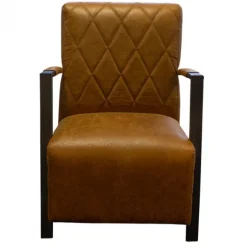 Fauteuil - Isabella - leer Colorado cognac 03