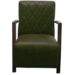 Fauteuil - Isabella - leer Colorado groen 08