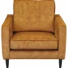 Fauteuil - Linje - velours Adore cognac 28