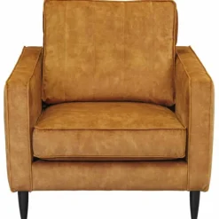 Fauteuil - Linje - velours Adore cognac 28