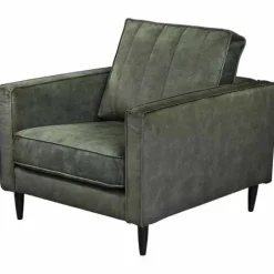 Fauteuil - Linje - velours Adore groen 156