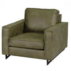 Fauteuil - Riverdance - leer Dalton groen 14