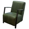 Fauteuil - Rosetta - Lederlook Missouri groen 10