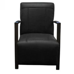 Fauteuil - Rosetta - leer Colorado antraciet 01