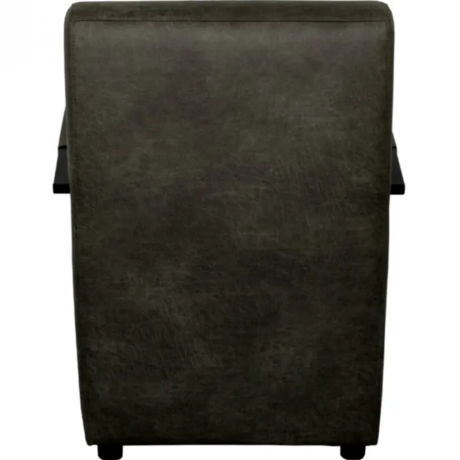 Fauteuil - Rosetta - leer Colorado antraciet 01