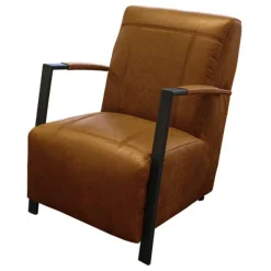 Fauteuil - Rosetta - leer Colorado cognac 03