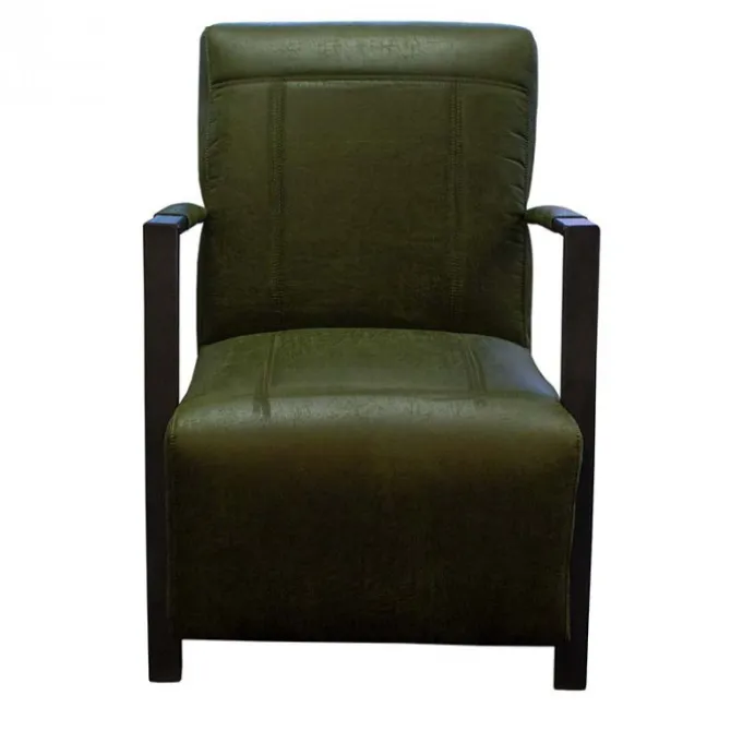 Fauteuil - Rosetta - leer Colorado groen 08