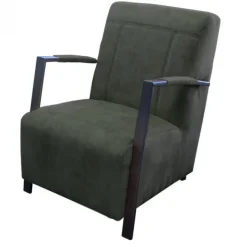 Fauteuil - Rosetta - velours Adore groen 156