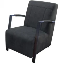 Fauteuil - Rosetta - velours Adore antraciet 67