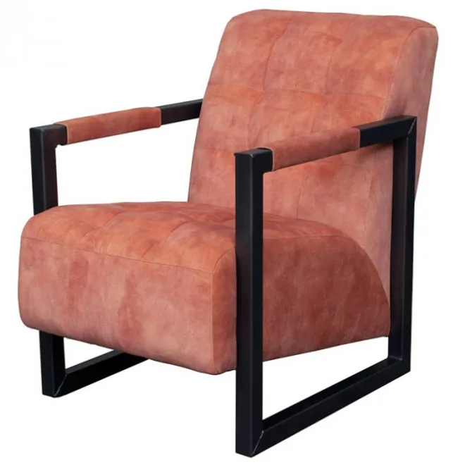 Fauteuil - Salina - velours Adore roze 166