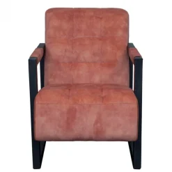 Fauteuil - Salina - velours Adore roze 166