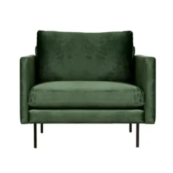 Fauteuil - Violet - velours Brunei groen 45