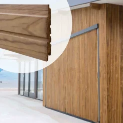 Gevelbekleding Thermo Radiata Pine stripes M 1,8 x 14 cm