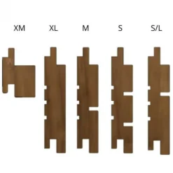 Gevelbekleding Thermo Radiata Pine stripes XM 4,5 x 6,8 cm