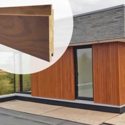 Gevelbekleding Thermo Radiata Pine stripes XL 2,8 x 14 cm