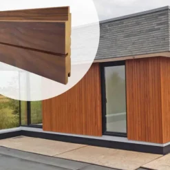 Gevelbekleding Thermo Radiata Pine stripes M 2,8 x 14 cm