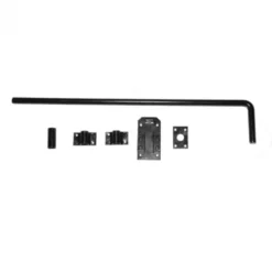 Grondgrendel - Zwart gepoedercoat - 600 mm