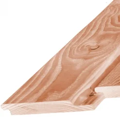 Halfhoutsrabat Douglas 1,8 x 14,5 cm fijnbezaagd