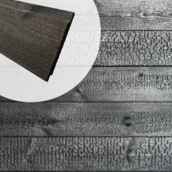 Halfhoutsrabat Douglas 1,9 x 14,5 cm Shou Sugi Ban