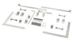 Hang- en sluitwerk tbv dubbele poort