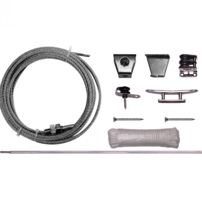 Harmonica schaduwdoek antraciet - 290 x 400 cm