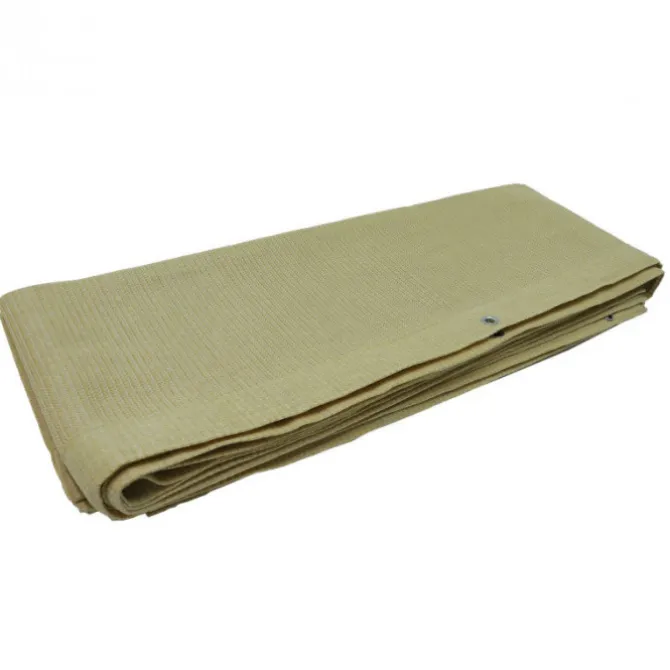 Harmonica schaduwdoek zand - 200 x 300 cm