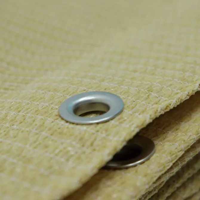 Harmonica schaduwdoek zand - 200 x 300 cm