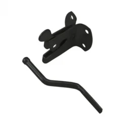 Heksluiting met pen - Zwart gepoedercoat - 48 x 60 mm