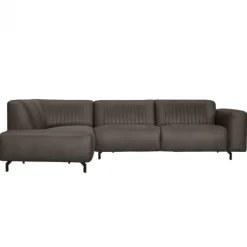 Hoekbank - Bolero - links - stof Kentucky antraciet 01