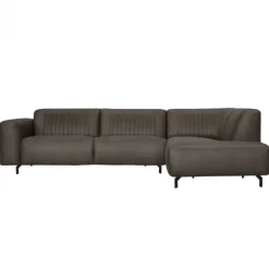 Hoekbank - Bolero - rechts - stof Kentucky antraciet 01