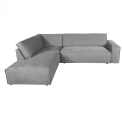 Hoekbank - Marken - links - Bjorn grof geweven grijs 13