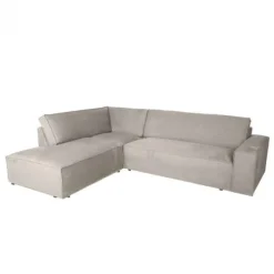 Hoekbank - Marken - links - Bjorn grof geweven beige 24