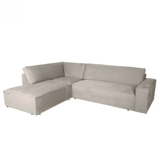 Hoekbank - Marken - links - Bjorn grof geweven beige 24