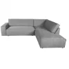 Hoekbank - Marken - rechts - Bjorn grof geweven grijs 13