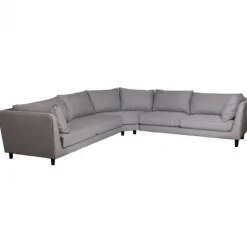 Hoekbank - Samba - links - stof Inari lichtgrijs 91