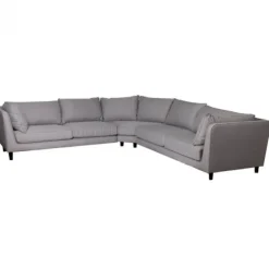 Hoekbank - Samba - rechts - stof Inari lichtgrijs 91