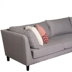 Hoekbank - Samba - rechts - stof Inari lichtgrijs 91