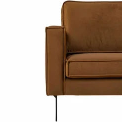 Hoekbank - Stuart - rechts - Velours Adore cognac 28
