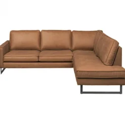 Hoekbank - Stuart - rechts - Lederlook Missouri cognac 03