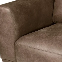 Hoekbank - Tulp - links - leer Colorado bruin 04