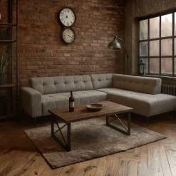 Hoekbank Bovino open eind rechts - Bella 55 - 2,00 x 2,55 mtr breed