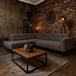 Hoekbank Bovino open eind links - Bella 15 - 2,00 x 2,55 mtr breed