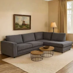 Hoekbank Girona open eind rechts - Zoom 21 - 2,04 x 2,61 mtr breed