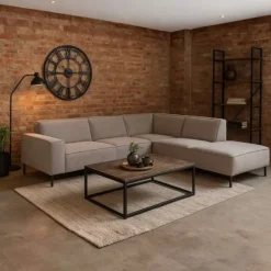 Hoekbank Riga open eind rechts - Glow 4 - 1,95 x 2,62 mtr breed