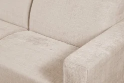 Hoekbank Ronald open eind links - Cremona 02 - 1,50 x 2,75 mtr breed