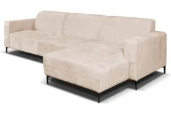 Hoekbank Ronald open eind rechts - Cremona 02 - 1,50 x 2,75 mtr breed