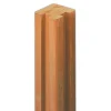 Hoekpaal rabatsysteem hardhout bankirai 7 x 7 cm