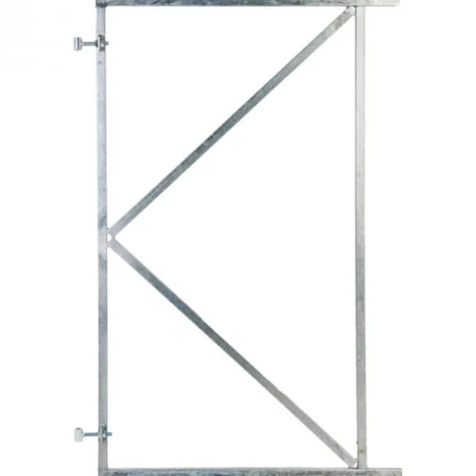 HomingXL Tuindeur zelfbouw met stalen frame - Douglas - 1,5 x 14,0 cm (180 x 100 cm)
