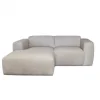HomingXL 2-zits bank met lounge links Sintra - stof Rackham beige 05 - 204 cm